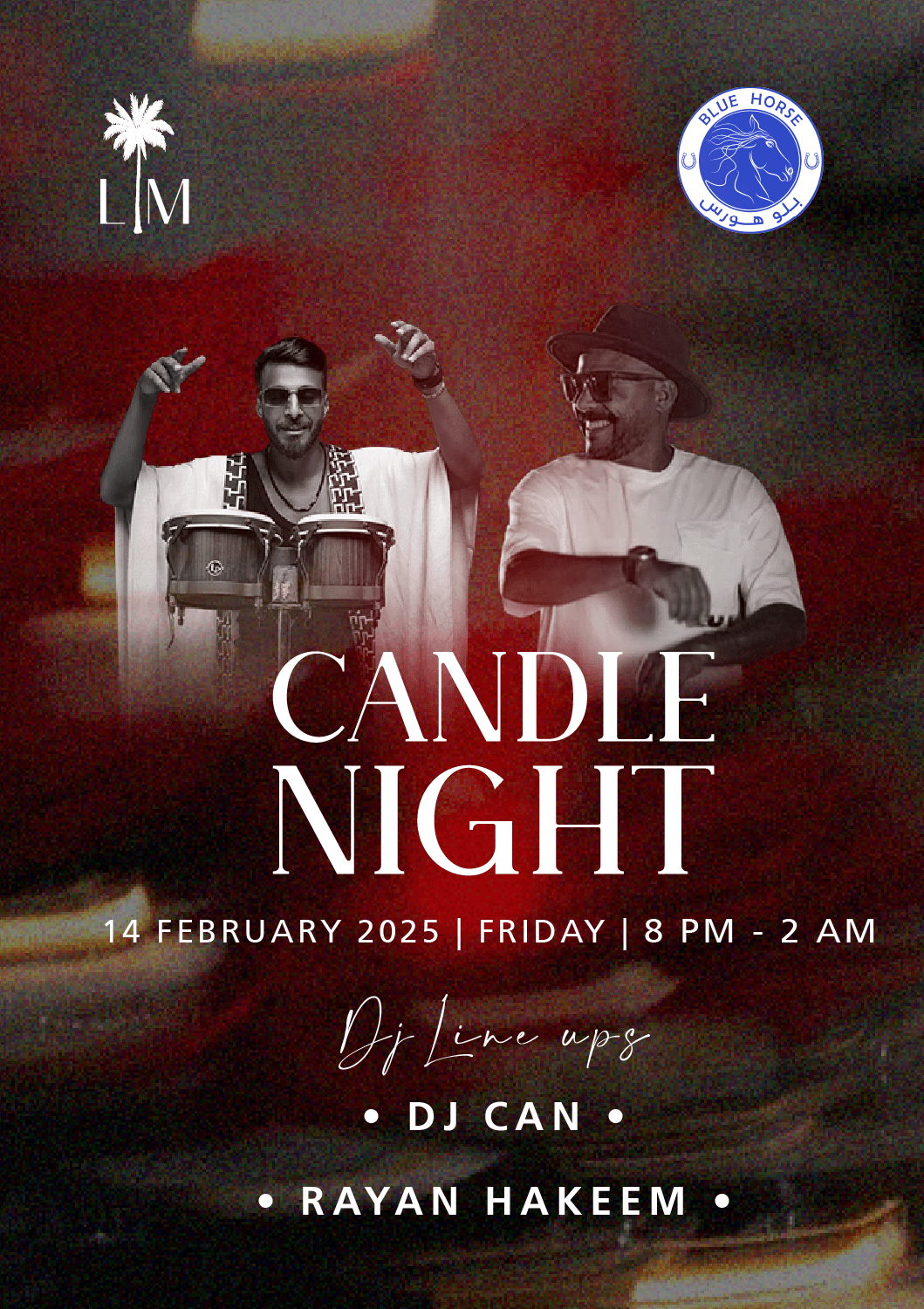 Candle Night - Blue Horse